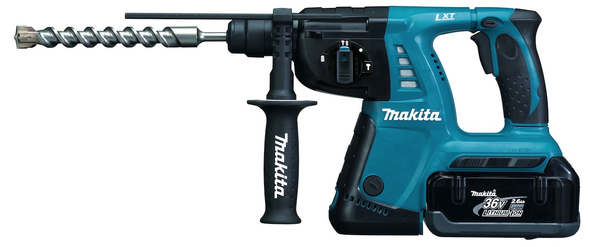 MAKITA BHR262RDE Cordless Rotary Hammer 26mm 1200rpm 36V4.5kg